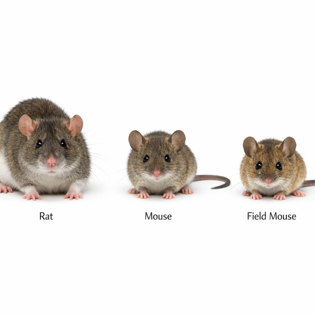 Différence entre rat, souris et mulot : identifier le nuisible