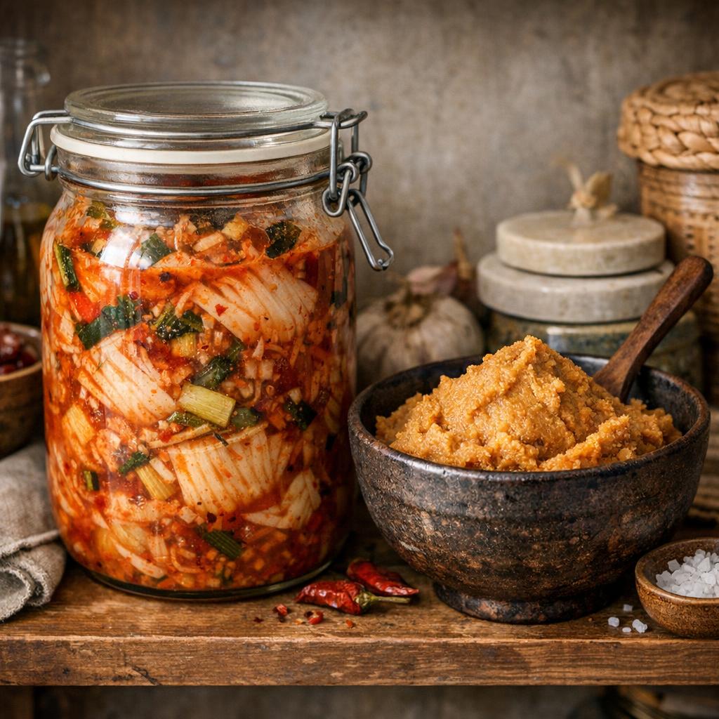 Fermentation asiatique : kimchi, miso et leurs secrets