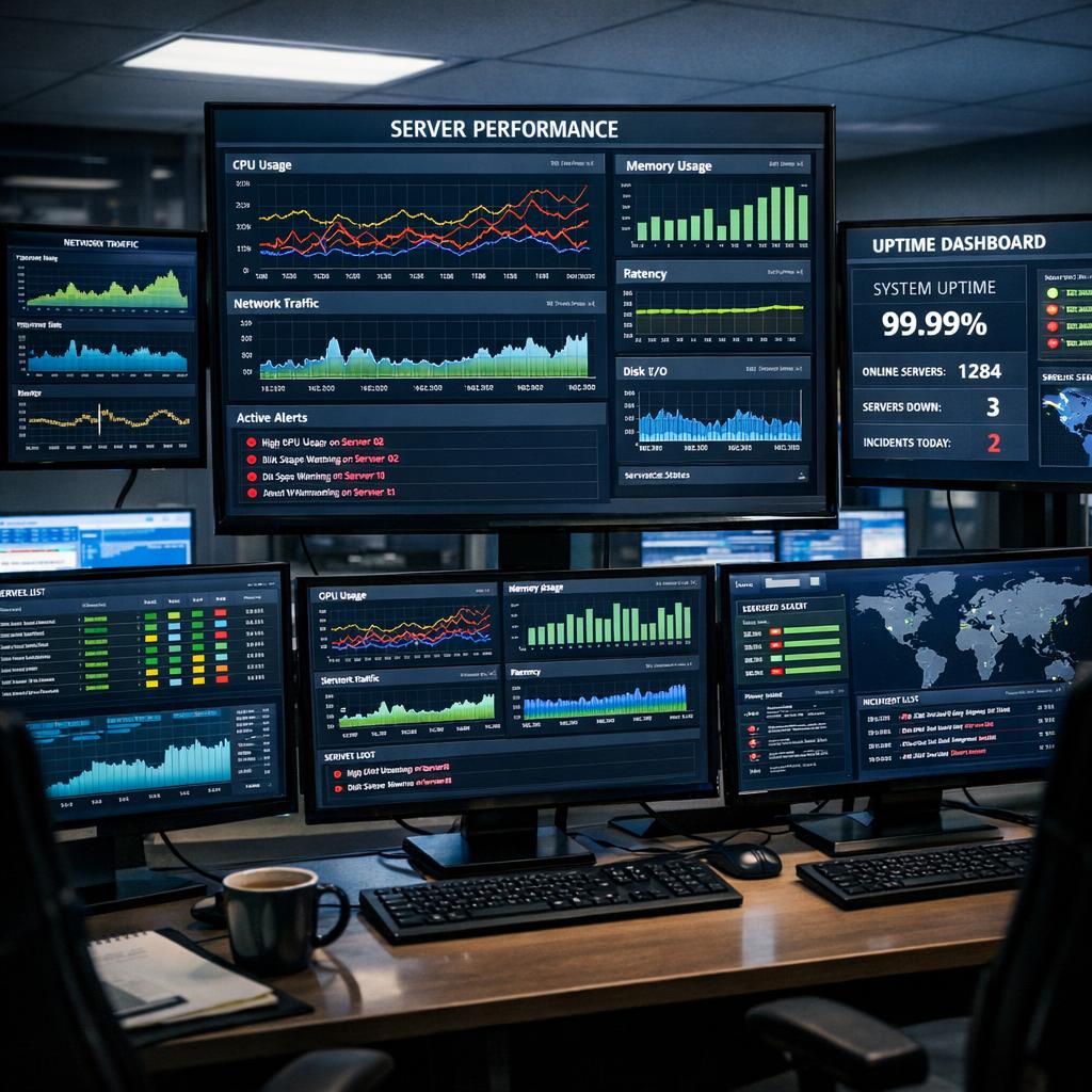 Performance et monitoring d'hébergement