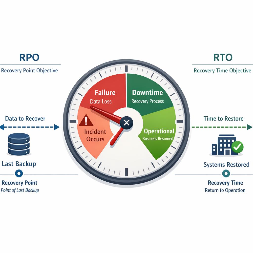 RPO, RTO et plan de reprise d'activité